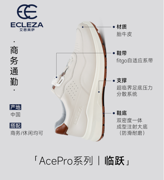 三亿体育网址：匠心传承·科技革新艾思莱萨以舒适撬动高端商务鞋履市场(图1)